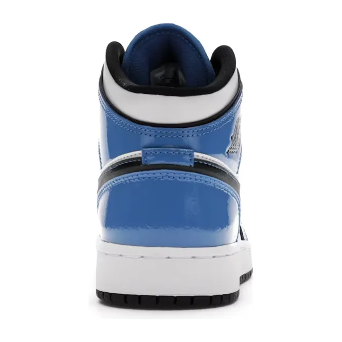 cross-training shoes Jordan 1 Mid Signal Blue (GS)