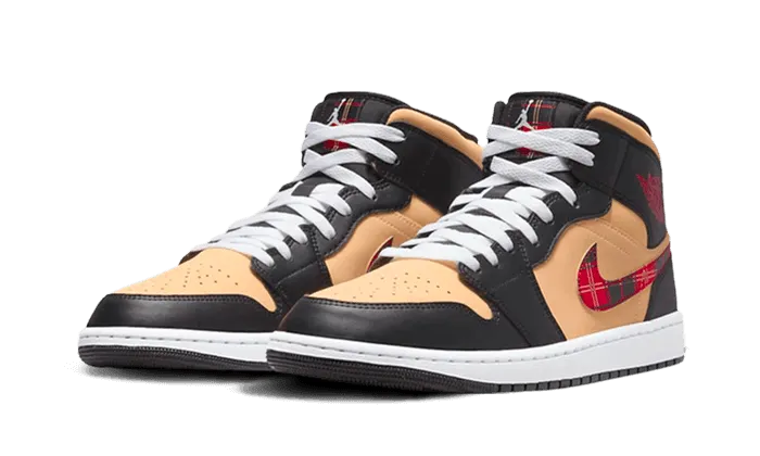 Air Jordan 1 Mid SE Tartan Swoosh Walk Ease