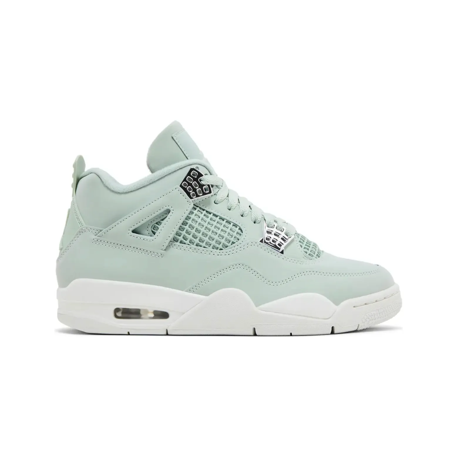running in a mud run Classic Shoes Jordan 4 Retro Seafoam Sail (Women's)