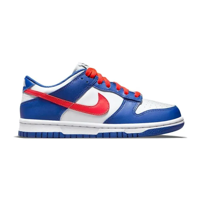 Unique Design Cushioned ride Nike Dunk Low Royal Red (GS)