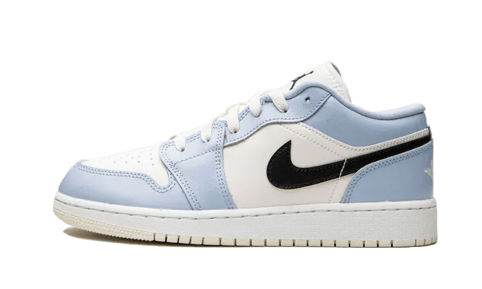 Air Jordan 1 Low Ice Blue Black TrailRunning