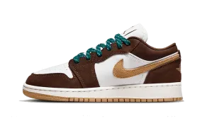Canvas Upper Elegant flair Air Jordan 1 Low Cacao Wow