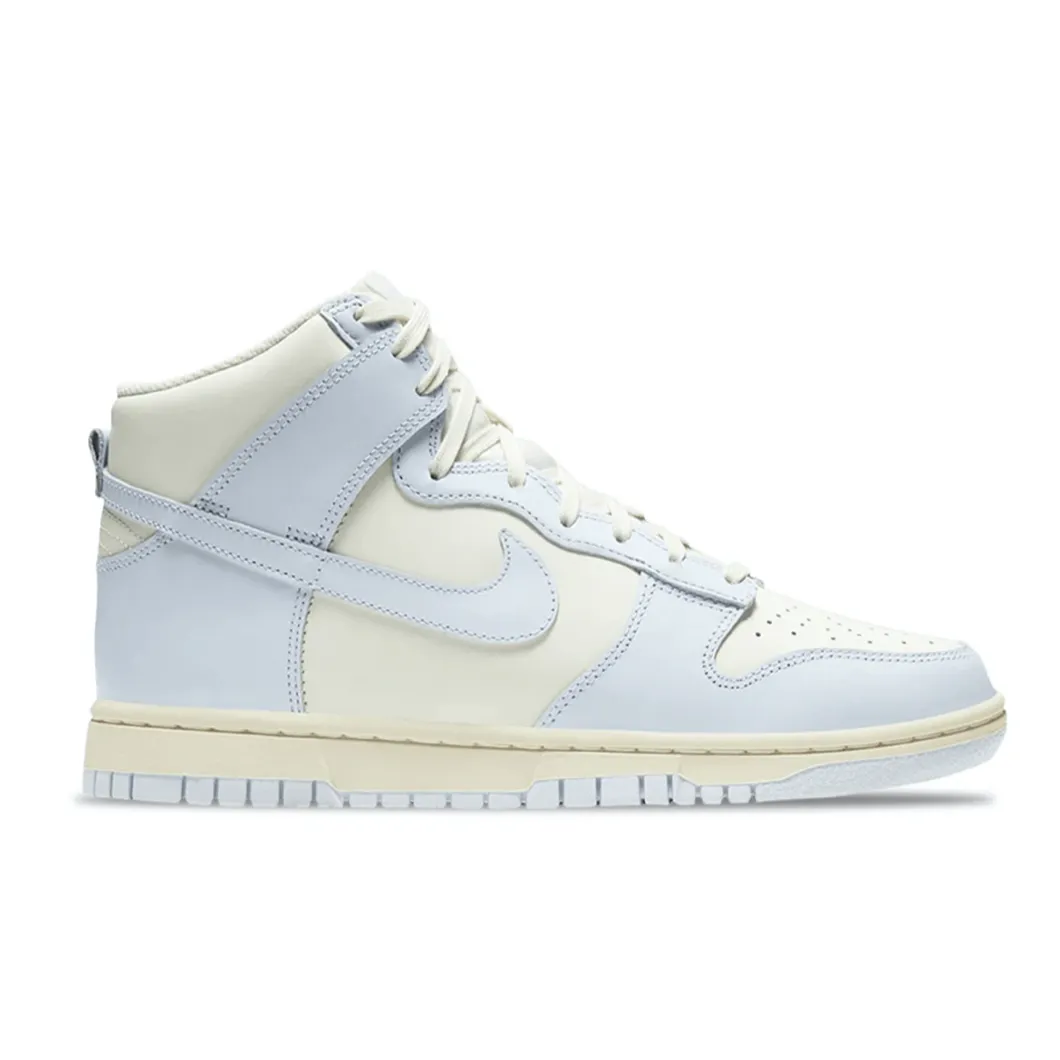 Nike Dunk High Sail Football Grey (W) Breathable panel Dynamic Edge
