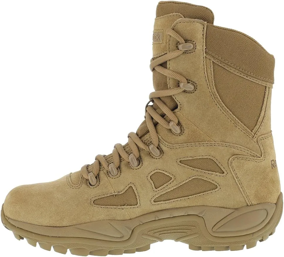 Reebok Work Womens Rapid Response 8 Inch Electrical Work Safety Shoes Casual - Brown