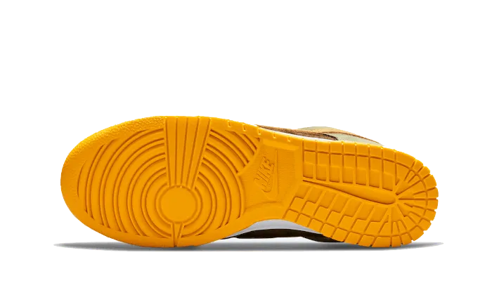 Dunk Low Olive Brown Orange Orthopedic Fit Impact-absorbing durability