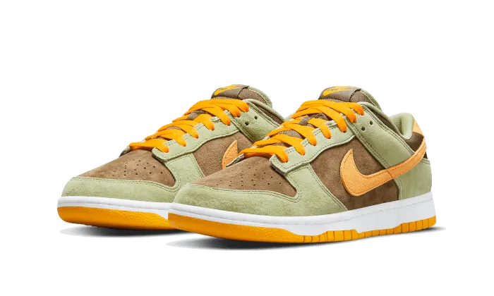 Dunk Low Olive Brown Orange Durable