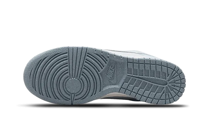 Gradient Density Cloud cushion Dunk Low White Blue Airbrush