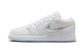Versatile Usage Air Jordan 1 Low Glitter Swoosh