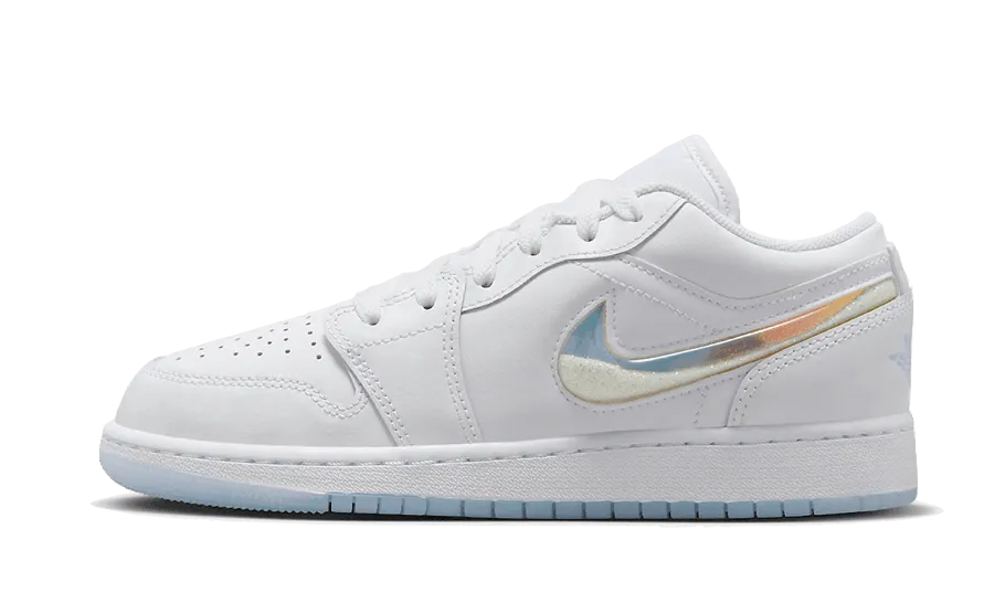 Supportive Choice Ultra Grip Pattern Air Jordan 1 Low Glitter Swoosh