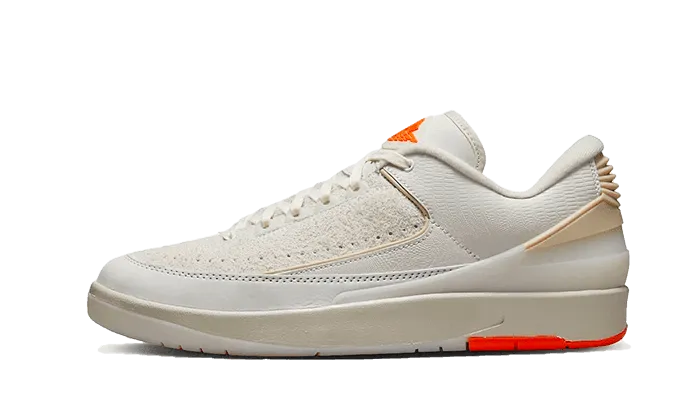 Relaxed shock absorption Air Jordan 2 Low SP Shelflife Sail Flexible Groove Outsoles Quick Dry Material Technology