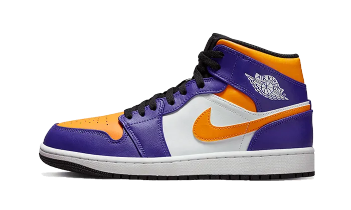 Air Jordan 1 Mid Lakers (2022) Street Wear