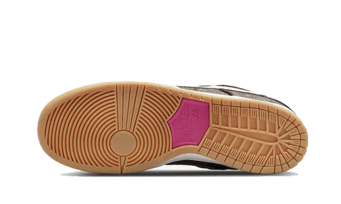 Durable Sole Vibrant lining SB Dunk Low Paisley Brown