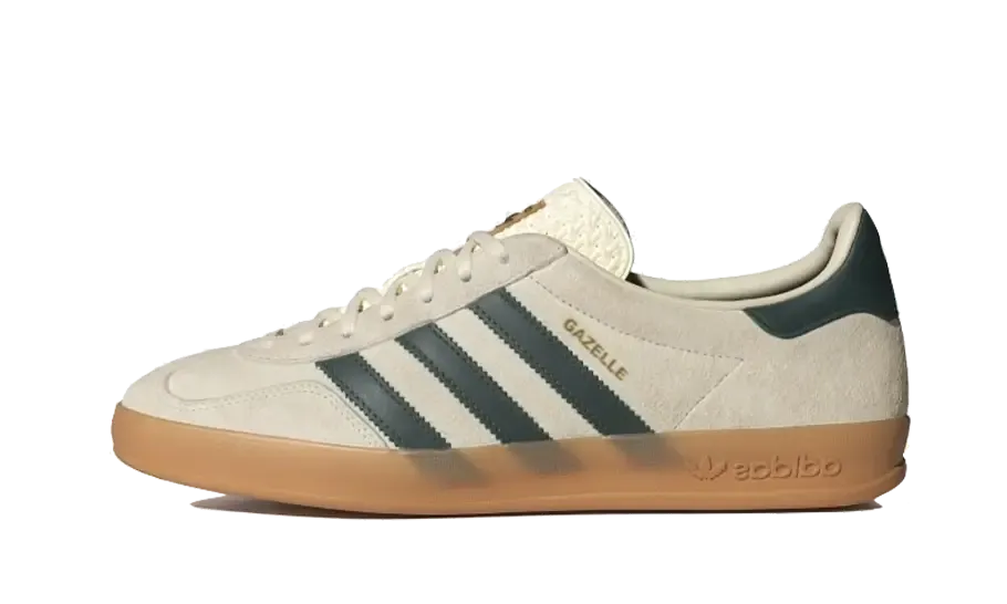 Gazelle Indoor Cream White Collegiate Green Gum Stylish Padding Ship Step