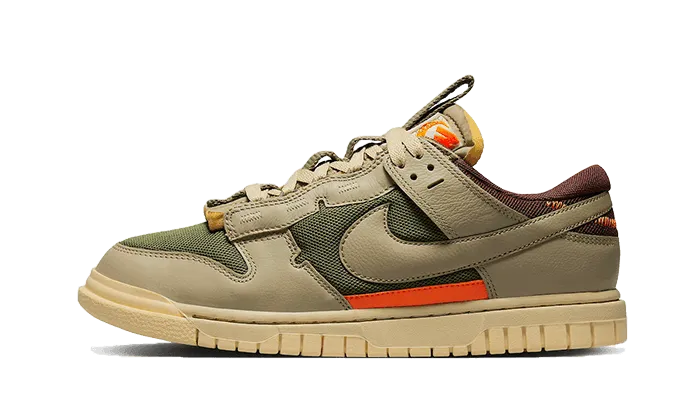 Breathable mesh upper Easy Walk Dunk Low Remastered Medium Olive