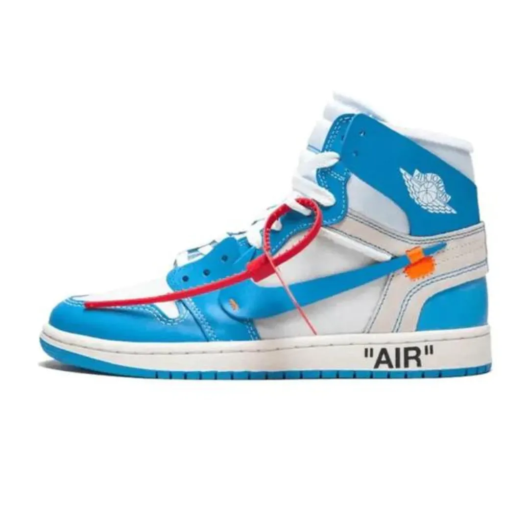 Air Jordan 1 Retro High Off-White "University Blue " Comfortable insoles