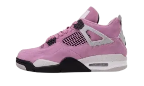 Ankle Lock seamless upper running shoes Air Jordan 4 Retro Orchid