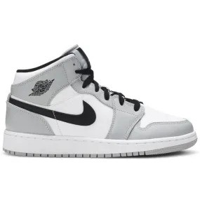 windy scientific - event running wear Air Jordan 1 Mid Light Smoke Grey (GS)