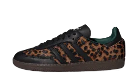 Samba OG Black Green Leopard Press Mood City Chill