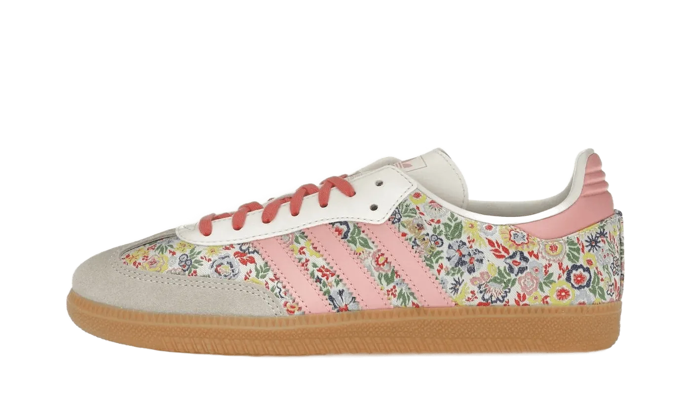 Samba OG Liberty London Floral Embroidery Hill Step Chic Walking Shoes