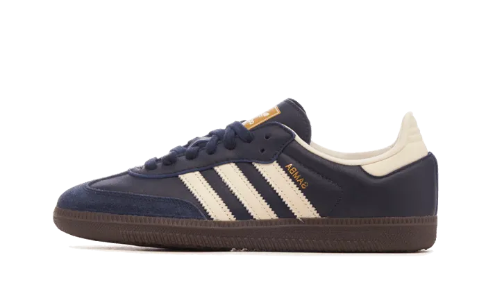 Samba OG Night Navy Cream White Gum Sport Glow Canvas Upper