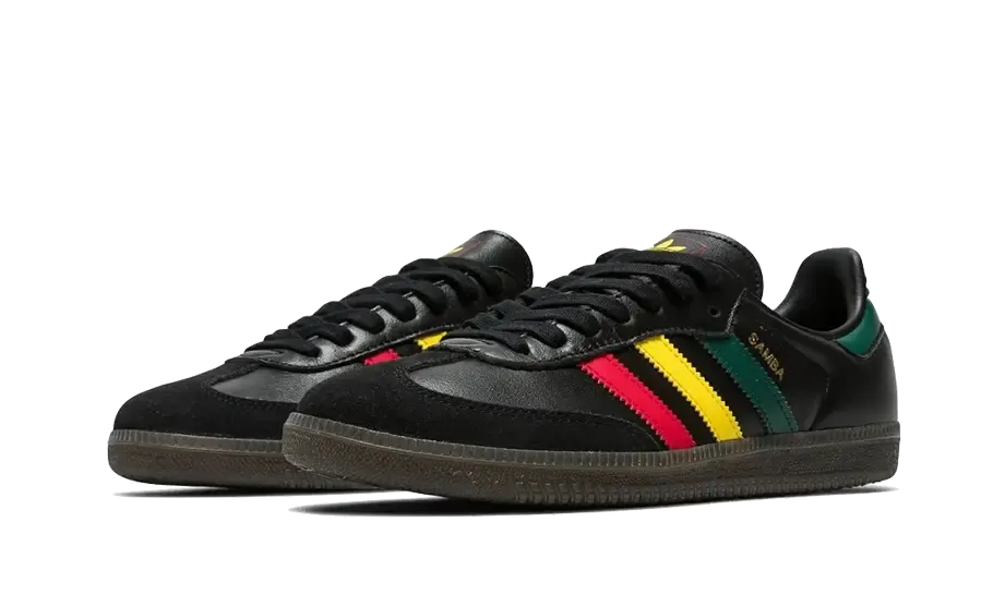 Fish Dock Samba OG Rasta Pack Black