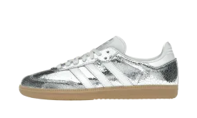 Alley Walk Flight Mode Samba OG Silver Metallic Cracked Leather