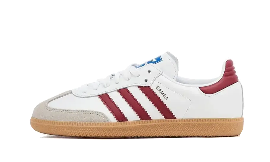 Minimalist Design Samba OG White Burgundy Gum