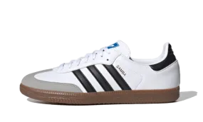 High Step Samba Vegan White Gum