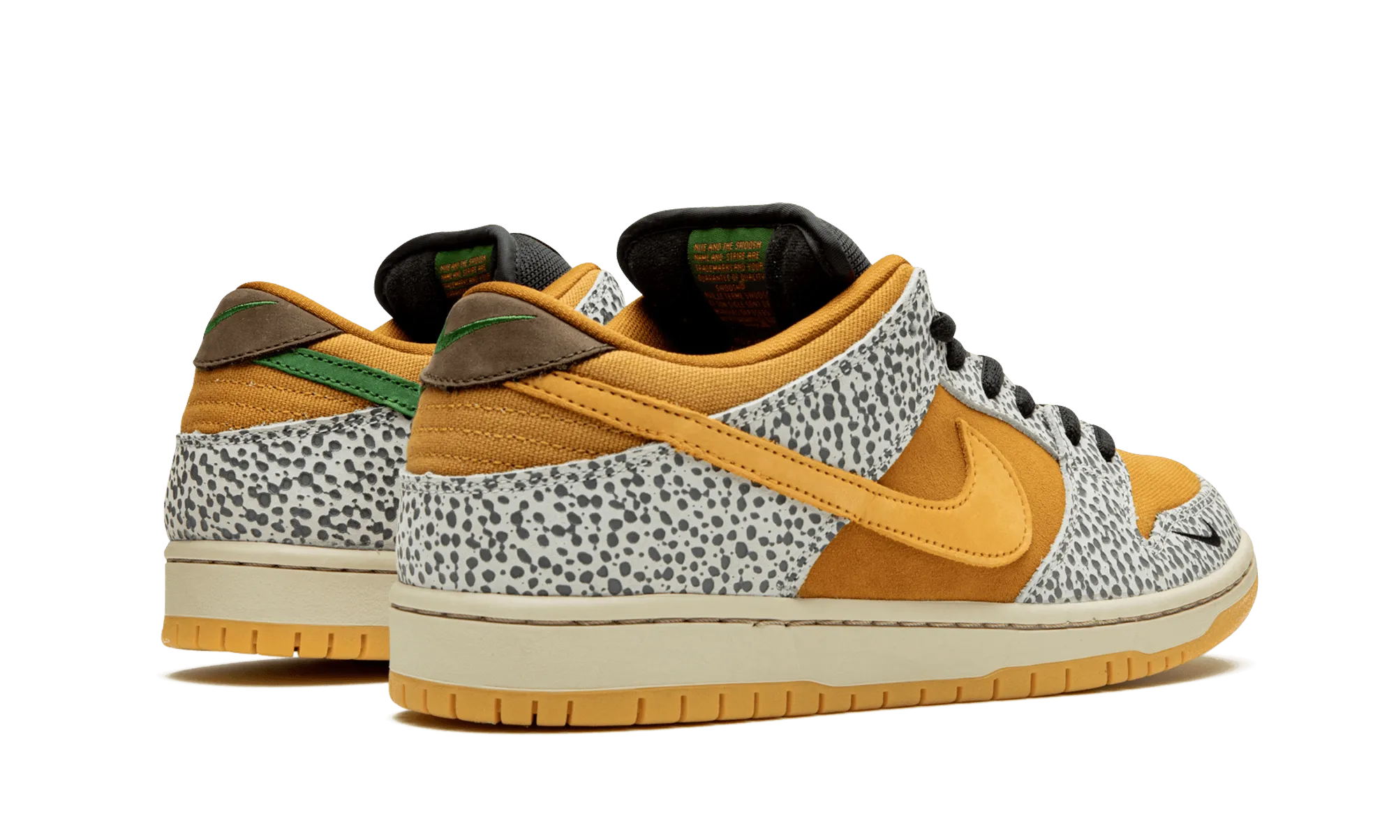 Cushioned Step Precision Bonded Overlays SB Dunk Low Safari