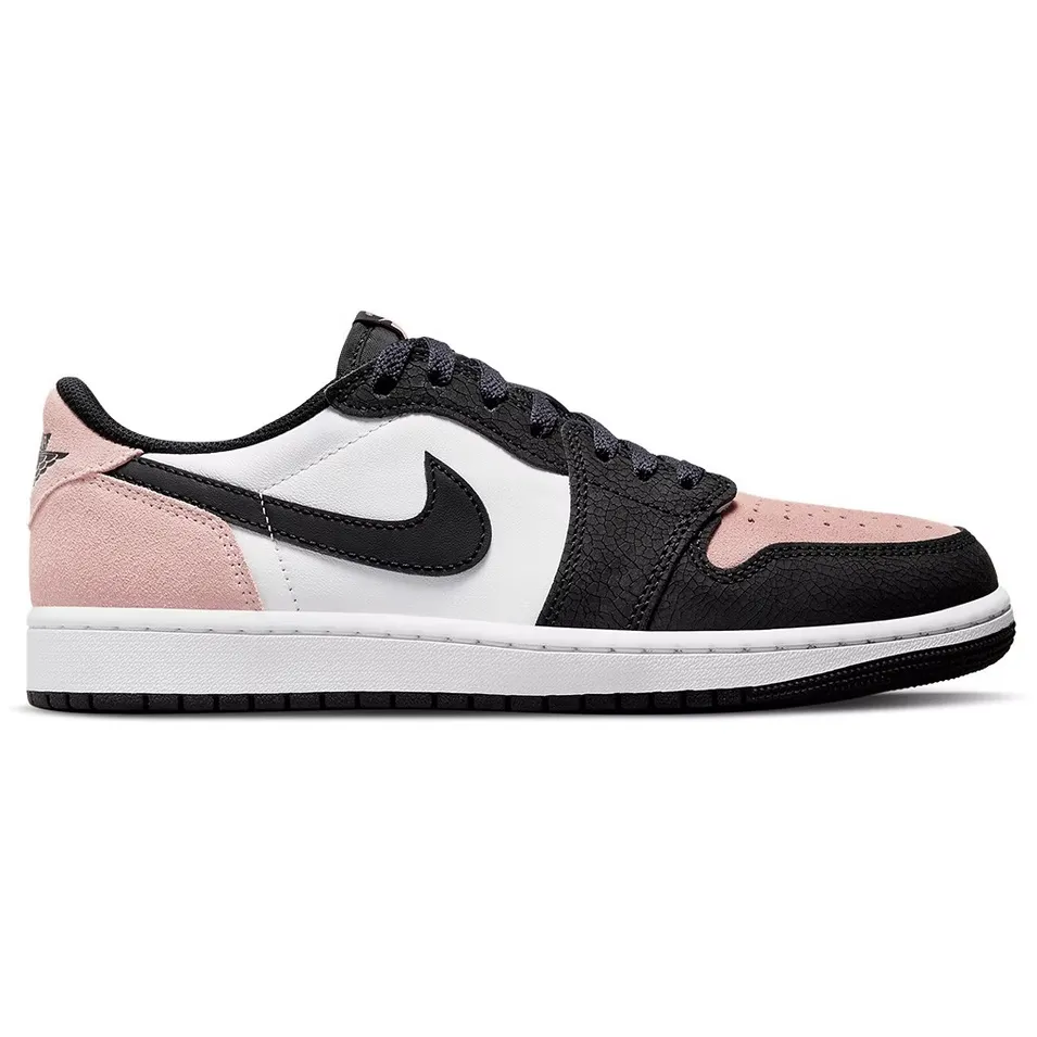 hard - sole - feature shoes running in solid colors Jordan 1 Low OG Bleached Coral