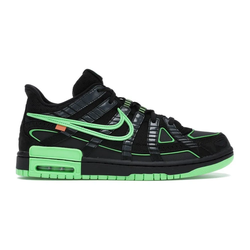 Nike Air Rubber Dunk Off-White Green Strike Reinforced Heel Guard