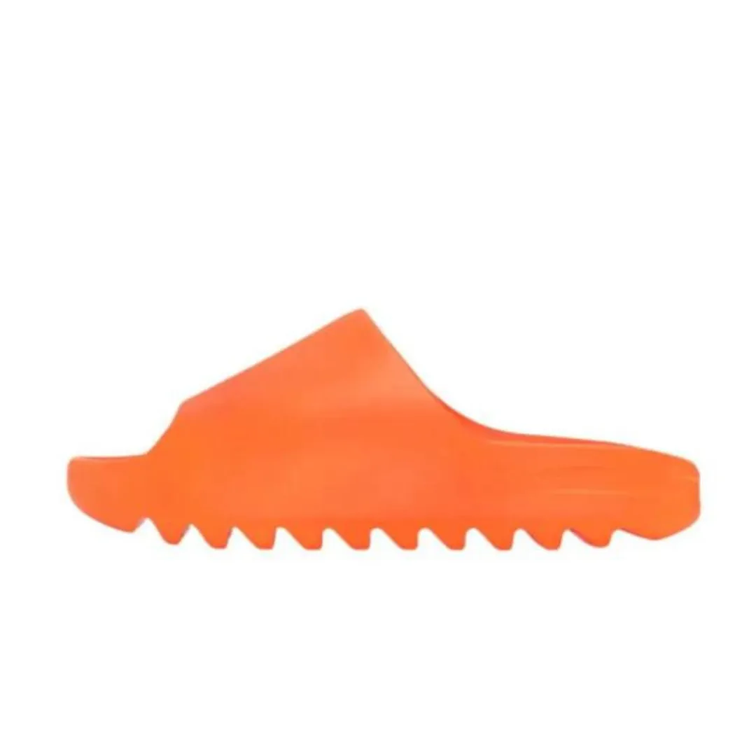 Weekend Casual Quick Travel Sandals Adidas Yeezy Slide "Enflame" Orange