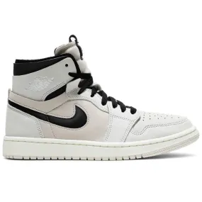 rough - surface running wear Air Jordan 1 High Zoom Air CMFT Summit White Black (W)