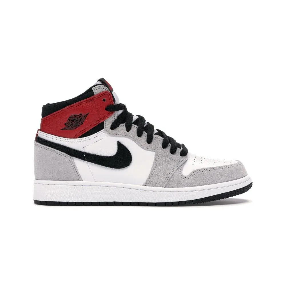 Foot Shape Jordan 1 Retro High Light Smoke Grey (GS)