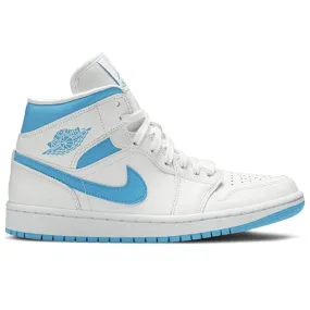 Interchangeable virtual run Air Jordan 1 Mid UNC (W)