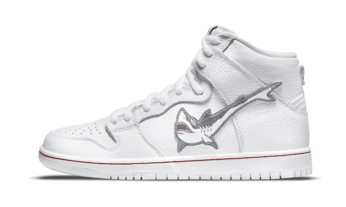SB Dunk High Oski Great White Shark Soft-touch design