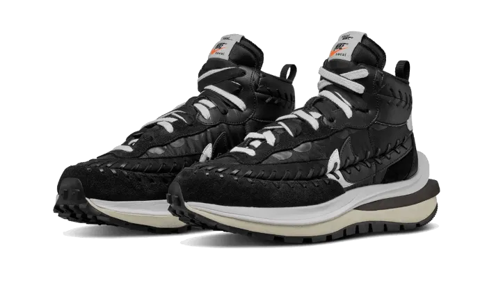 Vaporwaffle Sacai Jean Paul Gaultier Black White running balance training elevated - heel - feature shoes