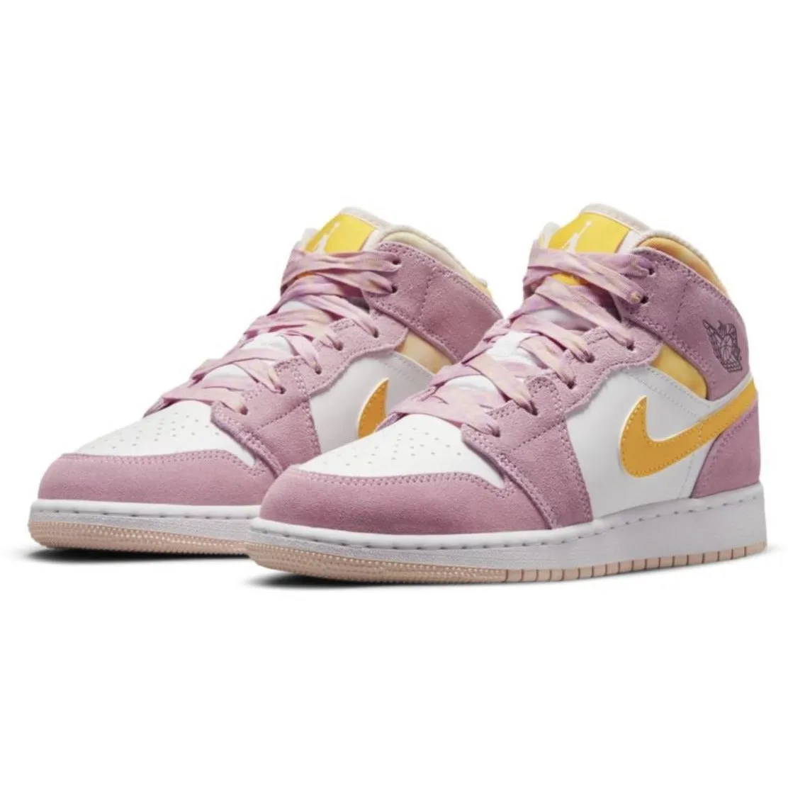 Jordan 1 Mid SE GS Arctic Pink Cherry Blossom State - of - the - art
