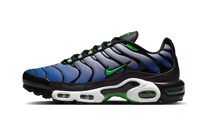 Air Max Plus Icons Scream Green Padded Tongue Design Comfortable Feel