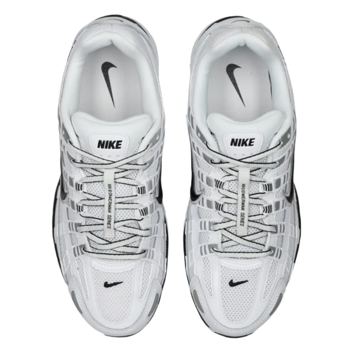 tear - resistant shoes Nike P-6000 White Metallic Silver Black