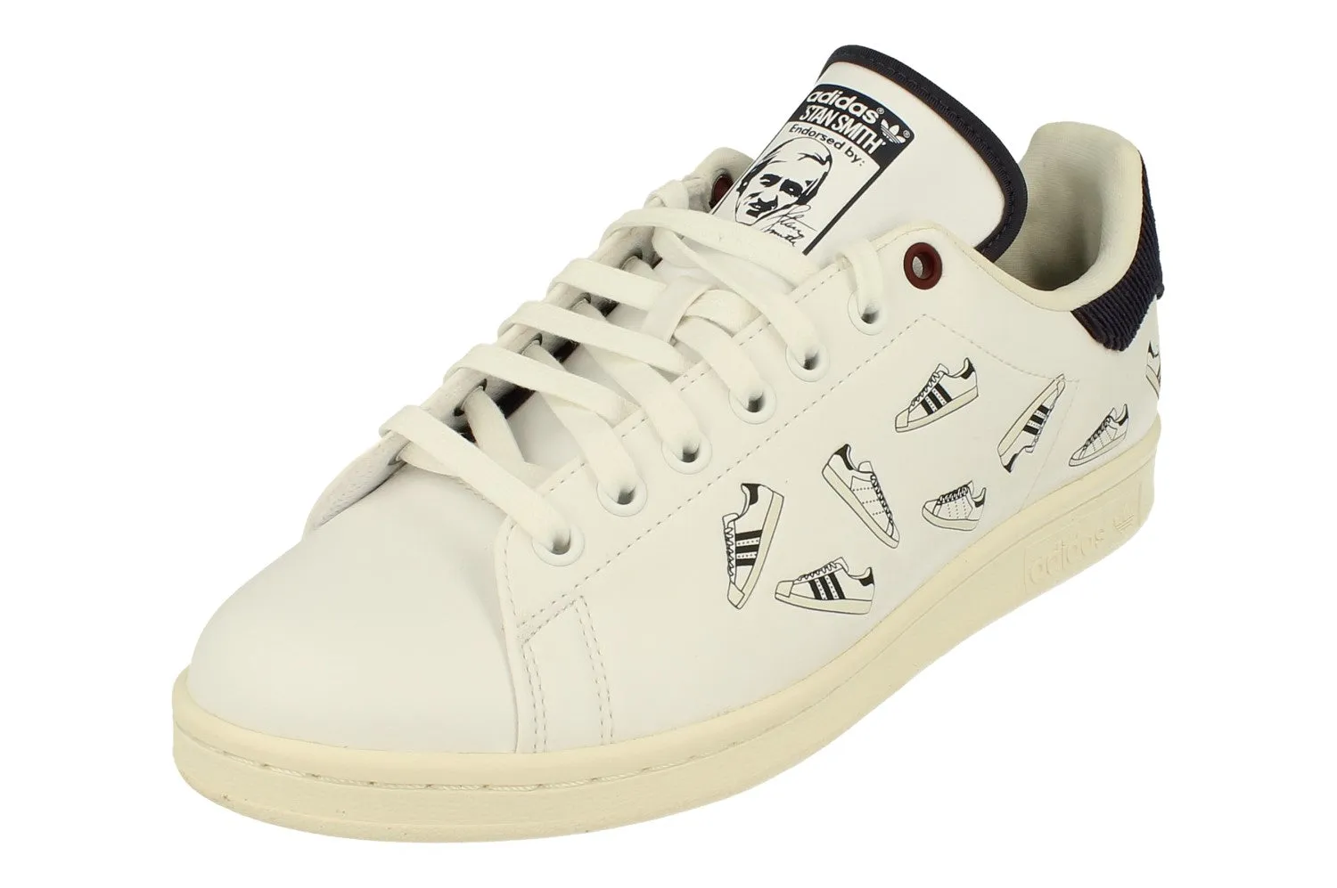 foot - agility running shoes low - top footwear Adidas Originals Stan Smith Mens Trainers Sneakers HP9855