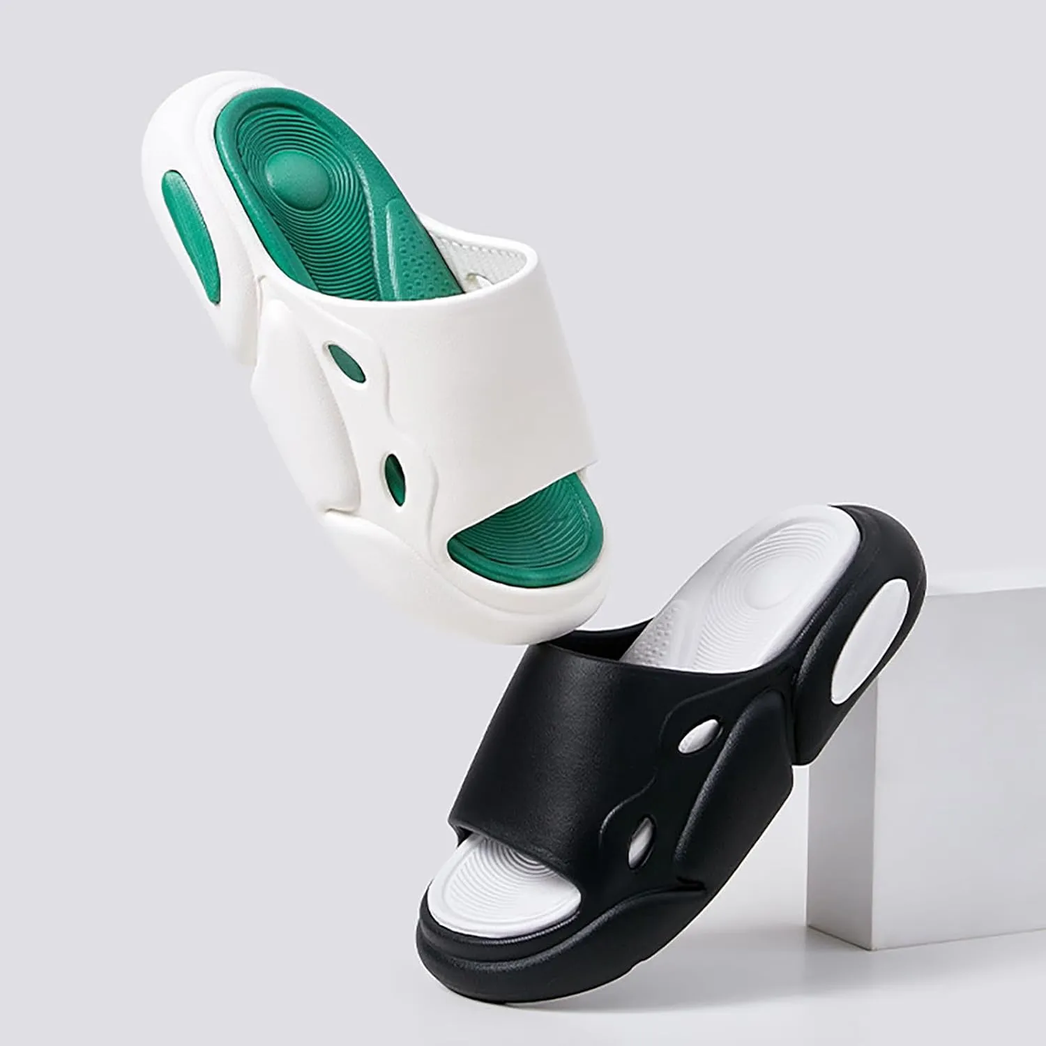 Shower Shoes for Women Bathroom House and Pool Sandals Non Slip Slides Sandals Women's Non Slip Slippers