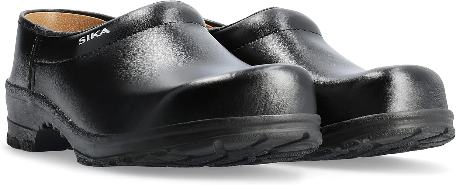 Sika 125 Comfort Robust Clog - Wide Fit and Wooden Footbed - Ideal for Leisure and Food Industry