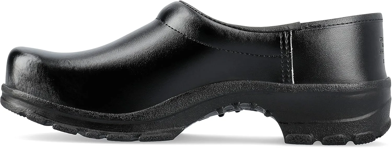 Sika 125 Comfort Robust Clog - Wide Fit and Wooden Footbed - Ideal for Leisure and Food Industry