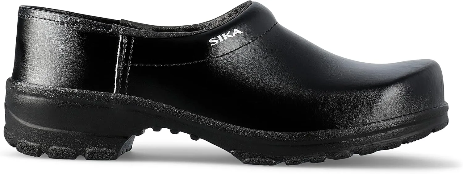 Sika 125 Comfort Robust Clog - Wide Fit and Wooden Footbed - Ideal for Leisure and Food Industry