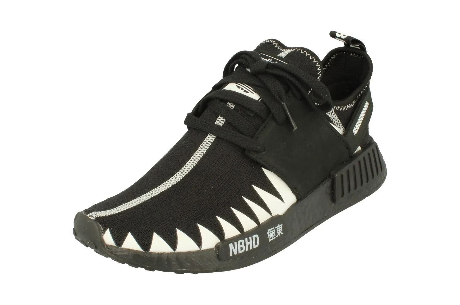 jogger shoes amateur running footwear Adidas Originals Nmd_R1_Pk_Nbhd Mens DA8835