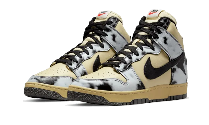 Dunk High 1985 Black Acid Wash Adaptive Lacing Technology