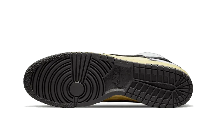 Stylish Comfort Shock Padding Dunk High 1985 Black Acid Wash