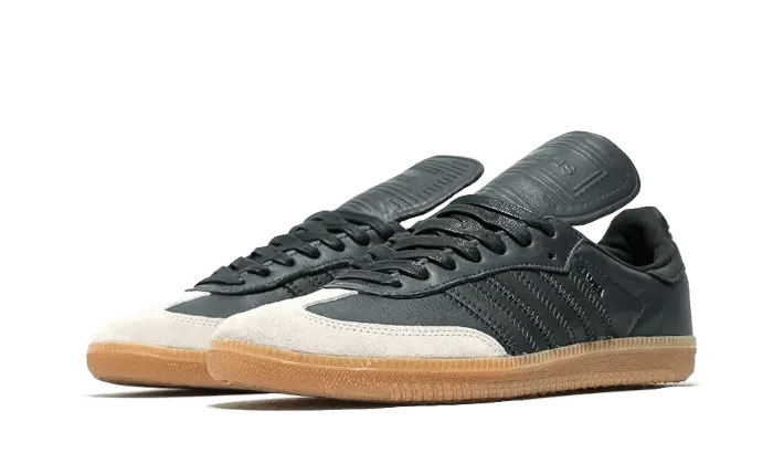 Samba Pharrell Humanrace Night Grey Storm Safe Travel Friendly Footwear