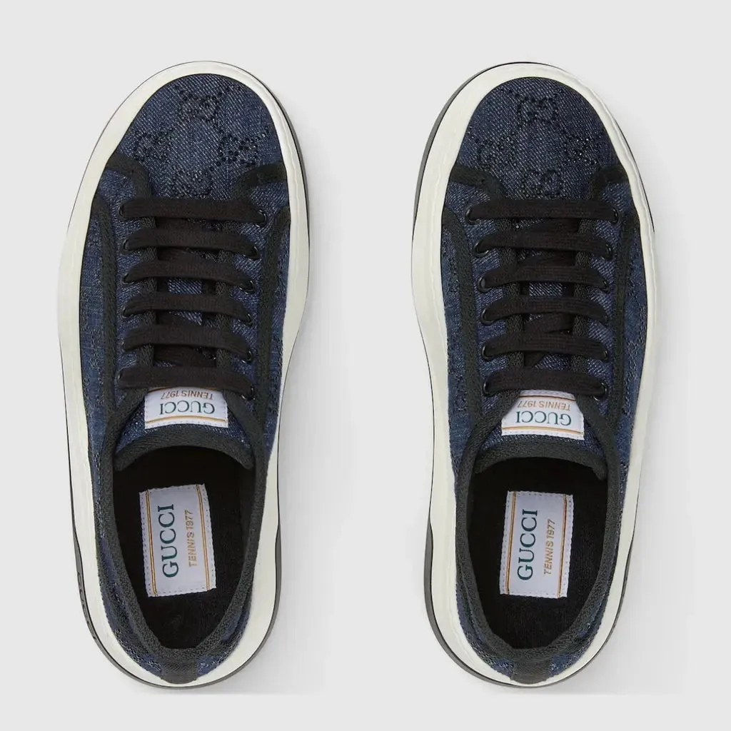 Gucci GG printed platform sneakers Blue Trail Comfort